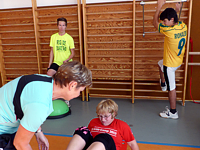 Blick in die Turnhalle